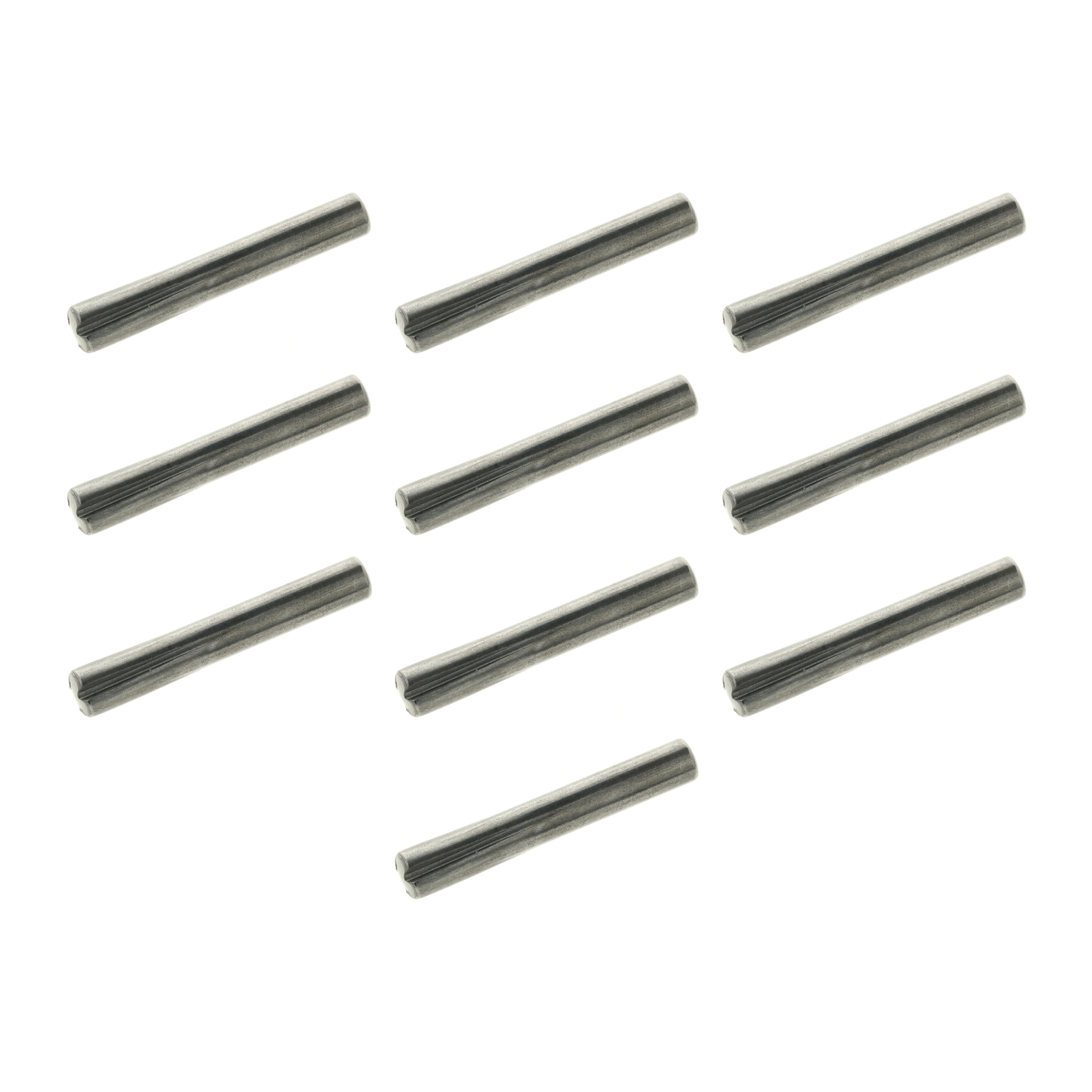 VPE 10L Passkerbstift 3x20-St Stahl blank DIN 1472