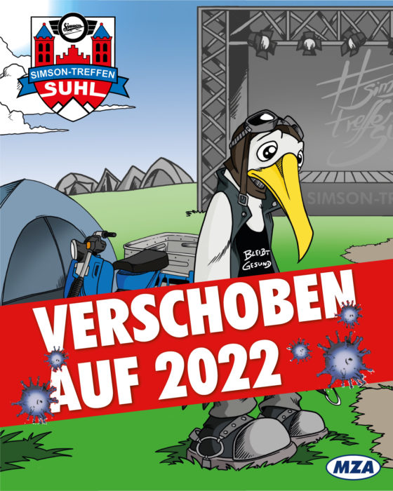 SIMSON-Treffen Suhl 2021 verschoben wegen Corona