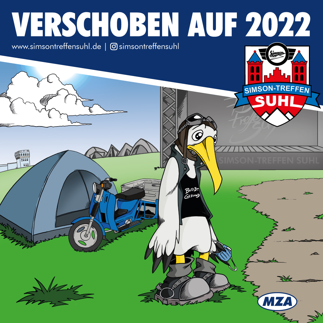 SIMSON-Treffen Suhl 2021 verschoben