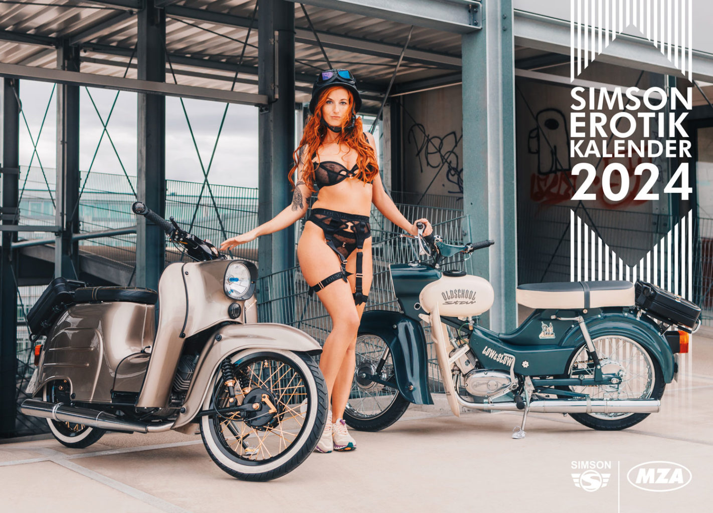 Einzigartige SIMSON-Kalender 2024 - Die Faszination der Kult-Mopeds aus 