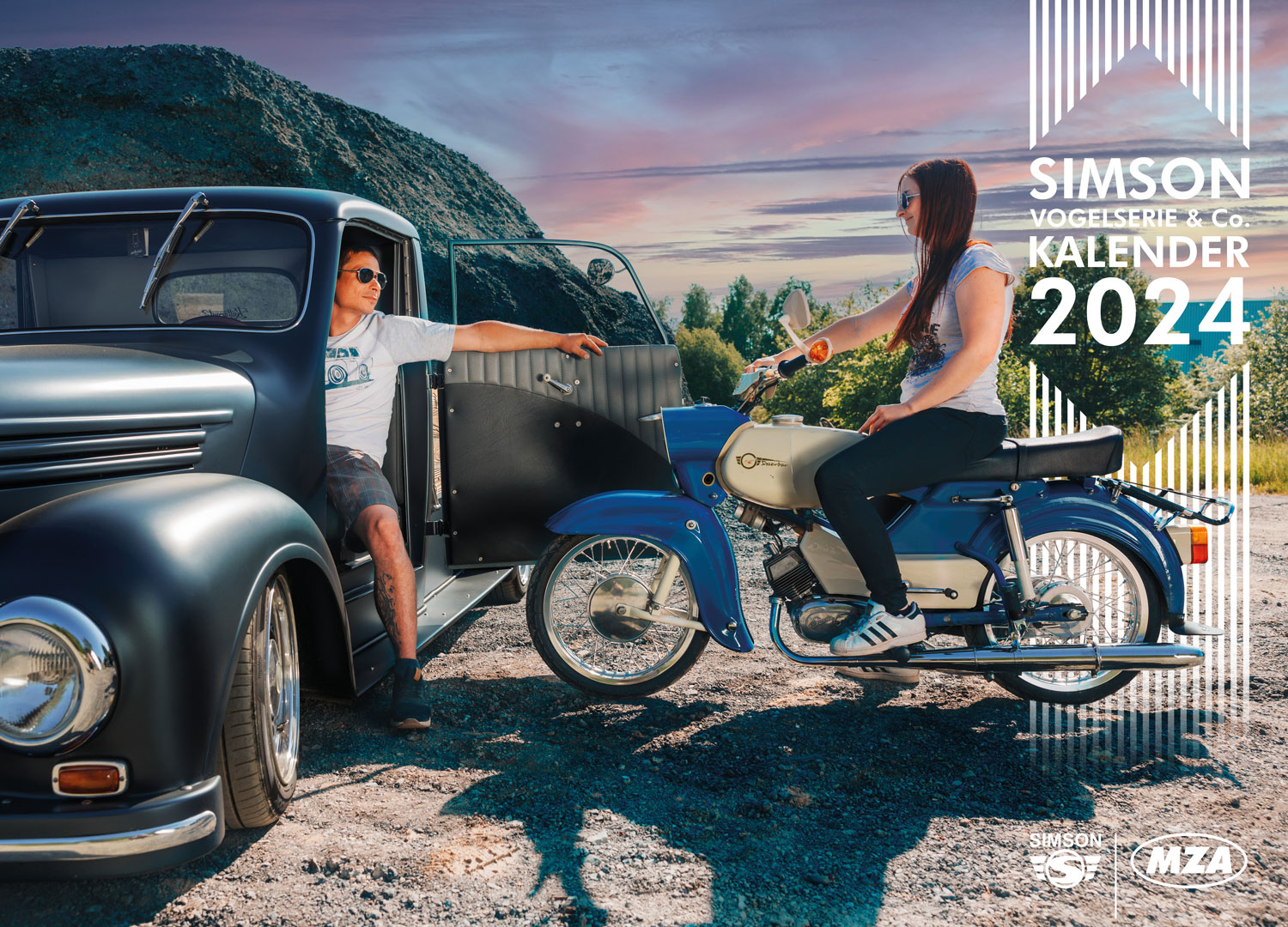 Einzigartige SIMSONKalender 2025 Die Faszination der KultMopeds aus